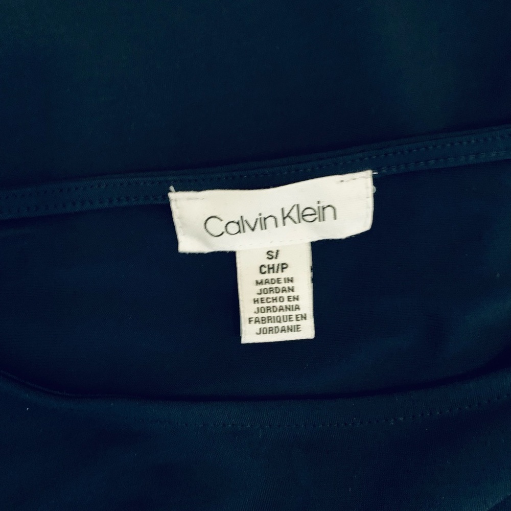 Calvin Klein Navy Blue Top - Picture 9 of 10